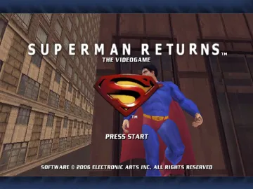 Superman Returns (USA) screen shot title